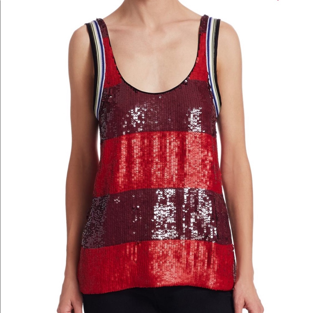 NWT 3.1 Phillip Lim sequin varsity blouse